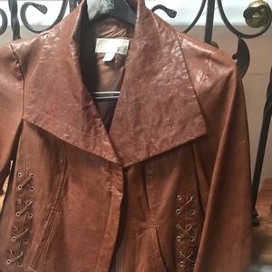 Michael Kors 100% leather jacket